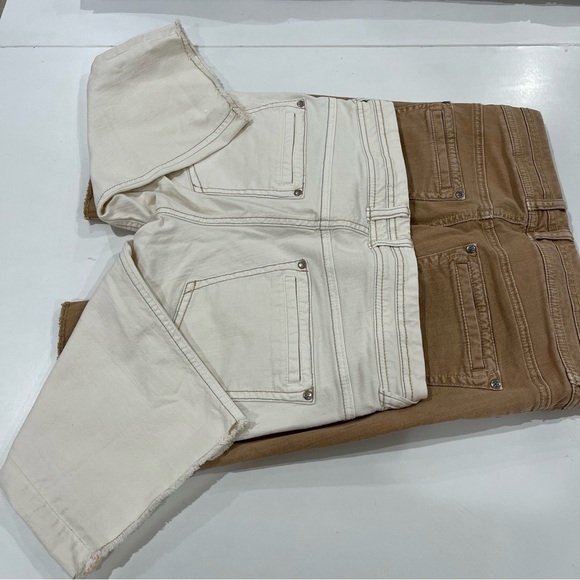 2 pair of Anthropologie ETT TUA Bermuda cut off shorts - Picture 7 of 10